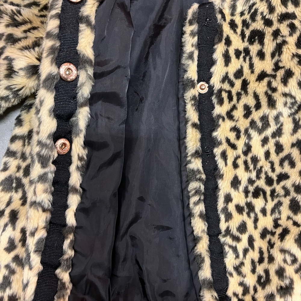 Leopard Furry Jacket - Picture 3 of 4